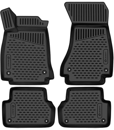 2009-16 OEM Audi A4 S4 B8 B8.5 Rubber All-Weather Floor Mats Monster