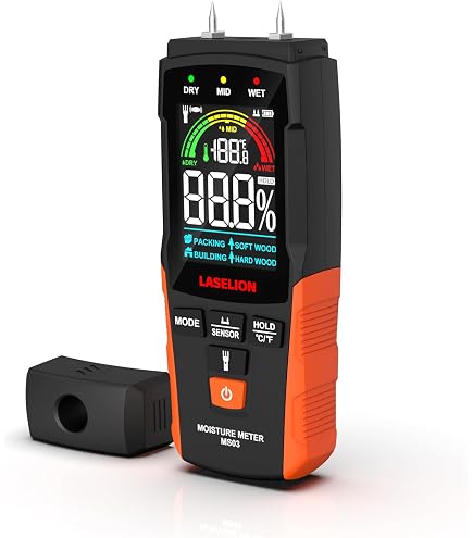 Misuratore di umidità del legno, misuratore di umidità digitale MD-812, rilevatore di umidità