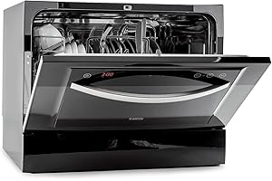Klarstein Lavastoviglie 6 Coperti, Lavastoviglie Libera Installazione Silenziosa con 7 Programmi di Lavaggio