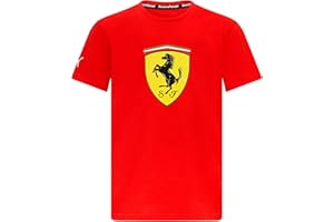 PUMA Scuderia Ferrari - Maglietta con Scritta per Bambini