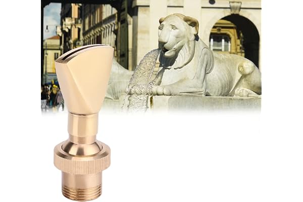 Haofy Buse de Fontaine à Eau, buse en Laiton, Accessoire de Jardin, Grand Outil d'irrigation pour étang, Jardin, lieux de Paysage, Femelle G1/2 mâle G3/4