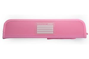 office box Estuche Escolar Porta Flautas - Ref.58811RS- Polipropileno con Bordes Reforzados y Cremallera, Asa Tirador e Identificador - Colorline (Rosa)