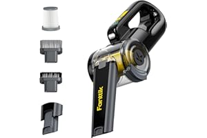 Fanttik Fold V10 Apex Pivot Car Vacuum, 17000Pa/50AW ad alta potenza Cordless Hand Vac, Ricarica rapida 2.5H, pattumiera da 500 ml, luce LED, mini aspirapolvere portatile DynamicClean™ per auto casa