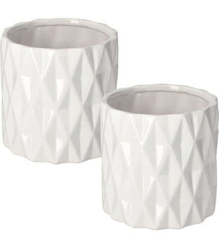 Pianta artificiale sospesa in vaso di cemento H19,5 cm - Modello a