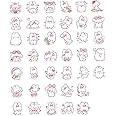 PiniceCore Cute Rabbit Daily Kawaii Decoration Stickers Planner Scrapbooking Stationery Korean Diary Stickers