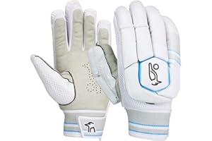 KOOKABURRA KGG5ML carta Football 2022 Batting Glove Ghost 5.1 Size Mens L/H, Clear/Blue/Blue, Adult Left Hand