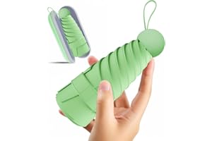 COPULAN Mini ombrello da viaggio compatto realizzato con materiali ecologici, Mini Piccolo Ombrello anti UV Tascabile da Viaggio da Sole Portatile Leggero Compatto, Impermeabile Ombrelli, regalo