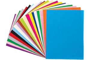 Baker Ross Hojas de fieltro (Pack de 50) - Artes y manualidades para niños