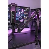 Midex REGARD RGB Set USB Ekholu Oyuncu ve Yayıncı Mikrofonu (Kayıt Gaming Tiktok Twitch Canlı yayın Discord Youtube)