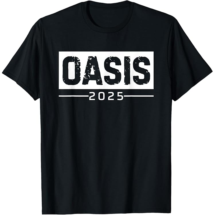 T-shirt Vintage Oasis California CA - Coupe Classique Pour Homme Et Femme | Look Rétro Décontracté