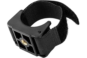 Sarini Flashlight Mount Clip Adjustable Multifunctional Easy-to-Install Grip Stand Tripod Brackets Fishing Light Holder for 20mm to 50mm Torch