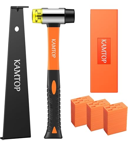 Kit Installazione Pavimenti Laminato - Con Martello, Distanziatori, Ginocchiere, 40 Pezzi - Foto 6