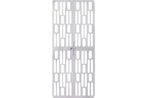 iBasingo A-Ti2021C Plaque de barbecue au charbon de titane ultra légère Grille de refroidissement robuste Ustensiles de cuisine pour camping et randonnée