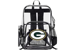 The Northwest Company Offiziell lizenzierter NFL Dimension Rucksack, transparent, 41,9 x 12,7 x 30,5 cm