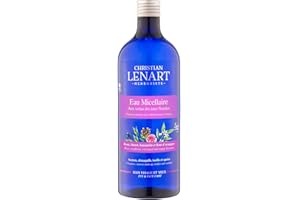 CHRISTIAN LENART – Eau Micellaire aux vertus des Eaux Florales 500 ml - 95% d'ingrédients d'origine naturelle - Nettoie, démaquille, tonifie et apaise le Visage et les Yeux - Fabrication Française