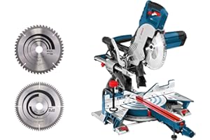 Bosch Professional scie à onglets radiale GCM 8 SJL (Ø de lame : 216 mm, avec 1 lame Standard, 1 lame Optiline Wood, dans boîte carton)