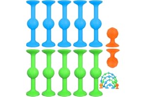 Sucker Darts Toys, FaJoek 12pcs Sucker Toys Silicone, Riutilizzabile Pop Sucker Toys, Sucker Toys Gioco di Freccette, Gioco di Freccette Interattivo a Ventosa