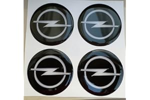 GTBTUNING 60 mm schwarz Tuning Effekt 3d 3 m geharzt Radkappen Nieten Caps Aufkleber Stickers für Alufelgen X 4 Stück