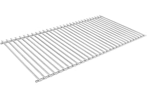 DEOS-GRILL Edestahl Grillrost 60x33cm aus europäischem Edelstahl, Grillrost rostfrei