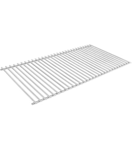 Griglia Barbecue In Acciaio Inox 65x33 Cm - Per Camini Interni Ed Esterni, Diametro 7+5 Mm, Made In Repubblica Ceca