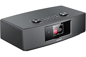 KENWOOD CR-ST700SCD-B - Smart Radio HiFi System mit WLAN, DAB+, Internetradio, CD/USB, Bluetooth Audiostreaming & Farbdisplay Schwarz