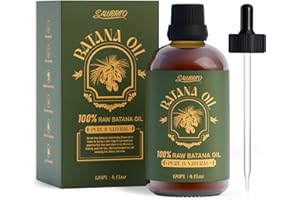 SALUBRITO Batana Bio olejek 120 ml, 100% czysty, tłoczony na zimno, olejek Batana do pielęgnacji włosów i skóry, głęboko przylegająca skóra głowy, naturalny olejek do włosów dla mężczyzn i kobiet