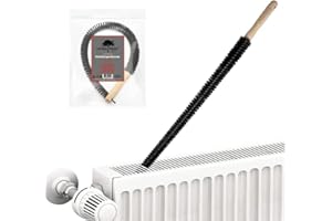 LIVINGTREE Heizkörperbürste Nylon, 78 cm lang, Reinigungsbürste für Heizungen, ideal Flach- und Rippenheizkörper, langlebig, flexibel, mit Holzgriff, für Haushalt vielseitig anwendbar, Top Qualität