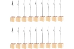MRCHEN 20 Stück Fotohalter, Fotohalter Mit Klammern, Tischkartenhalter, Fotoaufsteller, Fotohalter Clip, Kartenhalter Tisch Geeignet für Schlafzimmerdekoration Fotoausstellung Hochzeitsfeier