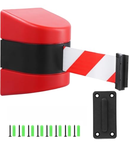 Flexibarrier Barrière De Ceinture Rétractable De 4,5 M Avec Boîtier