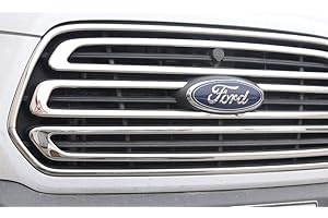 LUXELL Florsol Chrom-Frontgrill- und Rahmenabdeckungs-Set für Transit MK8 Van [5-teilig]