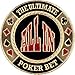 Produktbild Pokerguard Poker Card Guard "All in" echt vergoldet, Pokerzubehör