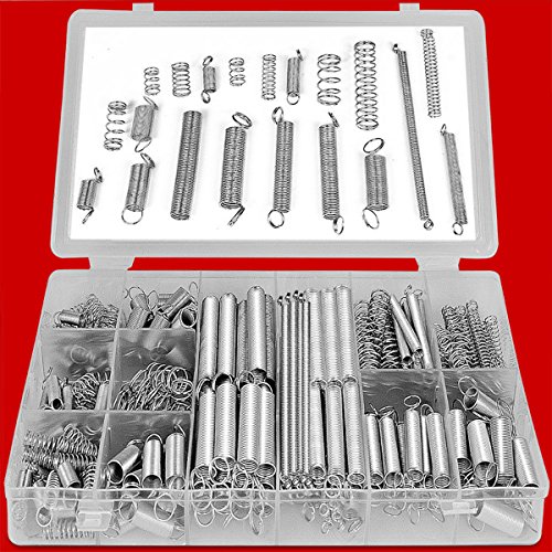 OUNONA 200 Stück Feder Sortiment Verzinkte Feder Set - 4
