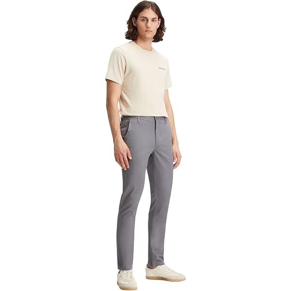Mavi Men's Matt Classic Relaxed Straight-Leg Jeans - British Khaki Twill, 38W X 32L, Mid-Rise Cotton - View #5