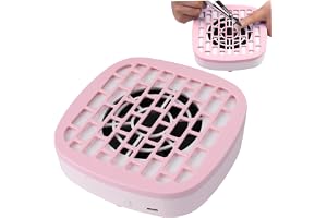 Nageldammsugare dammuppsamlare kompakt stark sugning nageldammsamlare för polering för naglar naglar naglar vakuum skönhet.