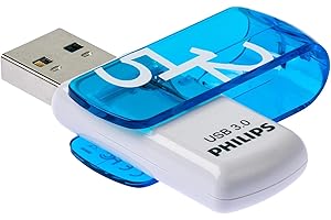 Philips Vivid Edition Super Speed pamięć flash USB 3.0 512 GB z obrotową nasadką do komputera PC, laptopa, komputera do przechowywania danych, prędkość odczytu do 120 MB/s