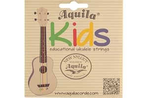 AQUILA - Saiten Satz Ukulele DO für Kinder, New Nyglut, GCEA 160U