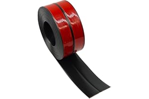 GELINTONG Flexible Skirting Board Roll - 30 x 30 mm (Length: 6 m, Black) -Self Adhesive PVC Baseboard Wall Molding Trim - Skirting Boards Covers - PVC Angle Trim - Caulk and Trim Strips