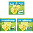Liril Lime and Tea Tree Oil Soap 125 g (Buy 3 Get 1)|| Refreshing Bathing Soap With Fragrance & Freshness of Lemon|| Paraben & Sulphate Free Cleanser|| (Pack of 3)