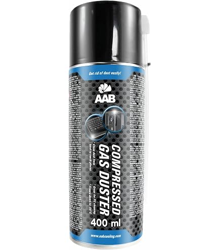 Spray Air Comprimé GreenBlue GB600 – Lot De 9 Bombes De 600ml Pour Nettoyer PC, Clavier, Appareils
