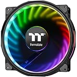 THERMALTAKE VENTOLA CASE RIING PLUS 20 LED RGB CL-F070-PL20SW-A, Nero/RGB