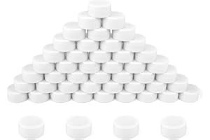 Jubaopen 120PCS Cascabeles, Juguetes Ruido para Mascota Juguetes Ruido Fabricante Bola de Caja Sonajeros Bebe para Perros, Mascotas, Niños Pequeños, Niños, Juguetes Educativos Musicales (Blanco)