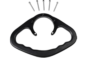 HOHOVYVY Poignée de réservoir de moto - Poignée de sécurité passager - En aluminium - Pour Yamaha FZ1 FZ6 R1 R6 MT-07 - Pour MT-09 - Noir