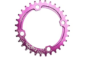 UPANBIKE Bike Narrow Wide Chainring 104 BCD Round Shape Single Chain Ring 32T 34T 36T 38T
