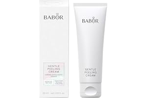 BABOR Gentle Peeling Cream für jede Haut, Mildes Gesichtspeeling, Vorbereitung für Pflege und Selbstbräuner, Cleansing, Ohne Alkohol, Vegane Formel, 1 x 50 ml