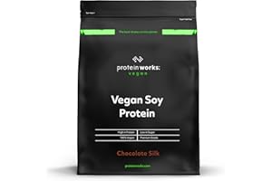 Proteína De Soja 90 (Aislado) | 100% Vegano, Procedente De Fuentes Sostenibles, Bajo En Grasas, Sin Azúcares Añadidos, Sin Gluten | THE PROTEIN WORKS, Chocolate Suave, 500g