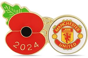 THE ROYAL BRITISH LEGION Manchester United Poppy Football Pin 2024