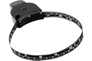 REZOLITE Body Tape Measure, 60 Inch Automatic Tape Measure Body Measuring Tape Push-Button Retract and Lock Pin System for Waist Bra Hips Measurement