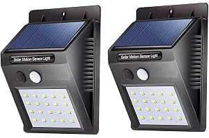 Eyvyn LED Bright Outdoor Security Lights with Motion Sensor Solar Powered Wireless Waterproof Night Spotlight for Outdoor/Gar