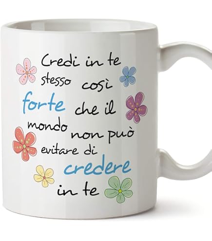 MUGFFINS Tazza Motivazionale 350 Ml - "Non Contate I Giorni, Fate Che I Giorni Si Contino" - Tazza In Ceramica Bianca, Regalo Originale - 5
