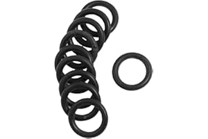 UXCELL sourcing map Nitrilo Goma Juntas Tóricas, 15mm OD 10mm ID 2,5mm Ancho, Métrico Sellado Junta, Paquete 10